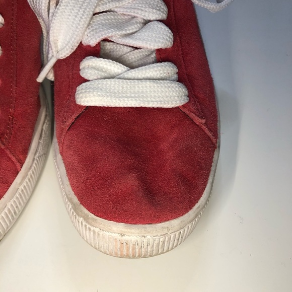 ⬇️ Puma Classic Suede Ribbon Red-Purple Style - Picture 5 of 11